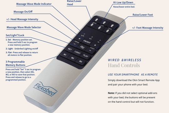 Probasics Remote Electropedic Flex-A-Bed Adjustable Beds